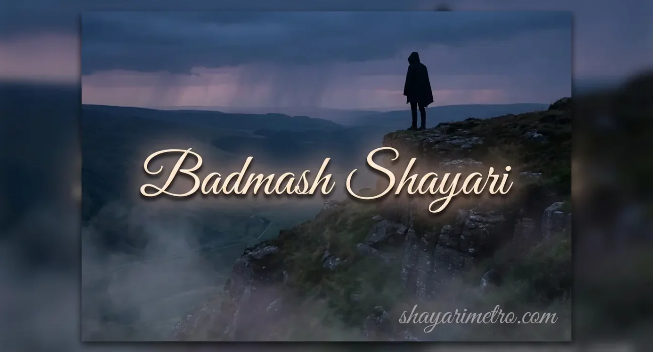 100+ Badmash Shayari 2026– New, Stylish & Powerful Shayari Status 1 Badmash Shayari: Powerful Status | ShayariMetro