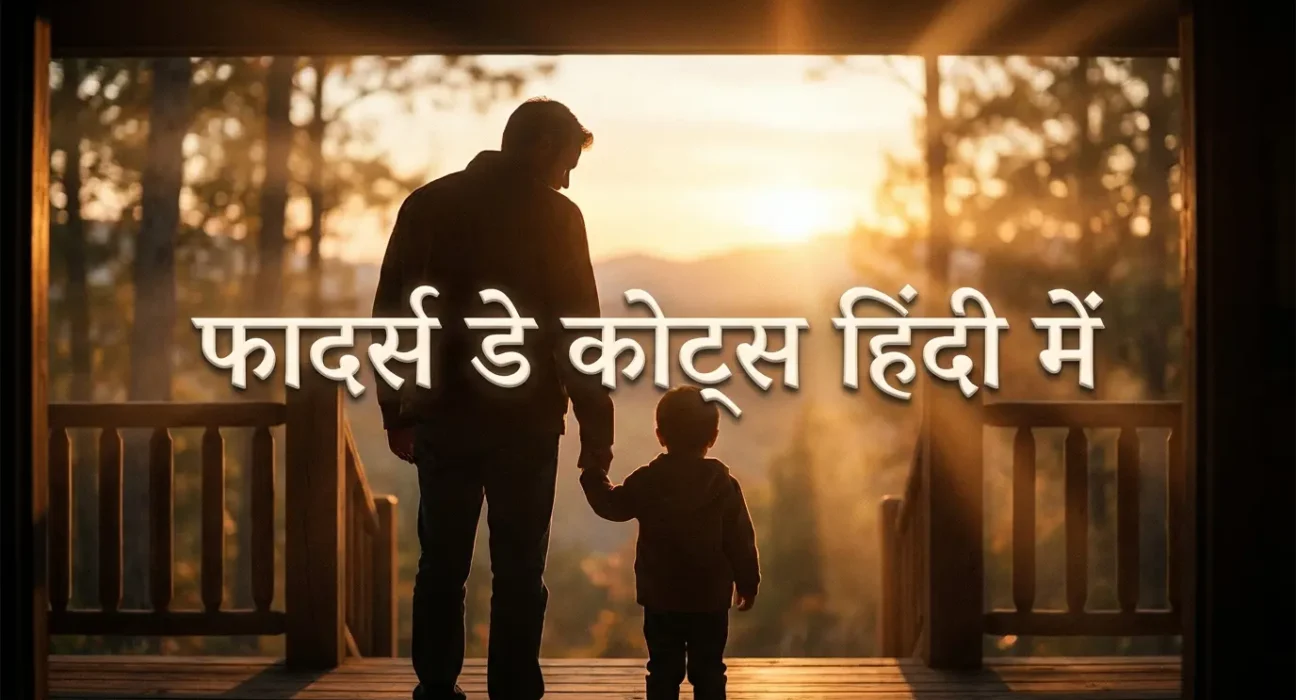 Fathers Day Quotes in Hindi: पापा के लिए दिल को छू लेने वाले खूबसूरत संदेश 2026 1 Fathers Day Quotes in Hindi: Beautiful Wishes to Make Dad Proud | ShayariMetro