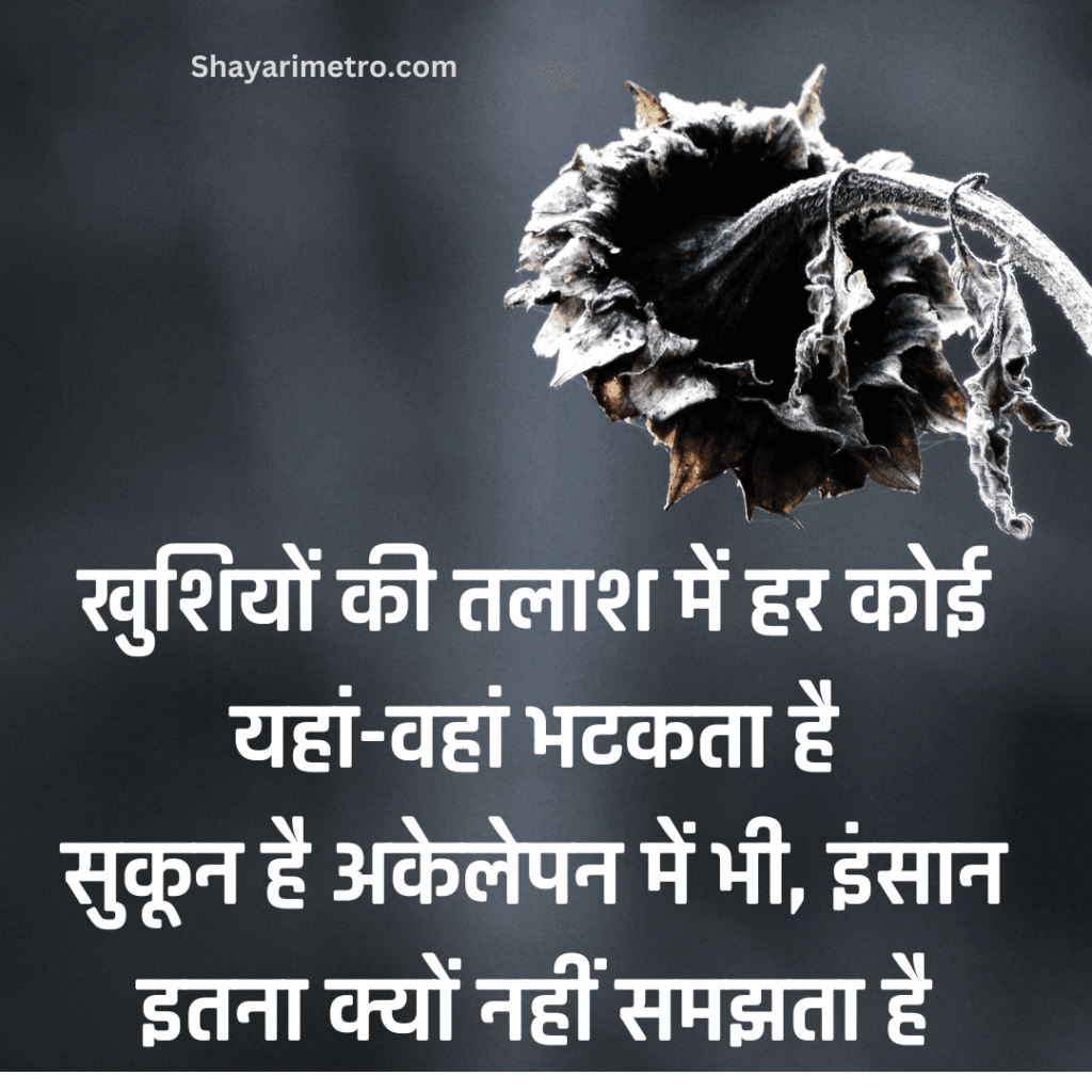 Best 200+Akelapan Shayari in Hindi|अकेलापन शायरी हिंदी में 16 Akelapan Shayari in Hindi | अकेलापन शायरी इन हिंदी | Akelapan Sad Shayari | Akelapan Shayari 2 Line
