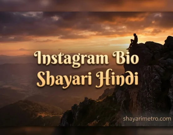 Beautiful Instagram Bio Shayari Hindi | ShayariMetro