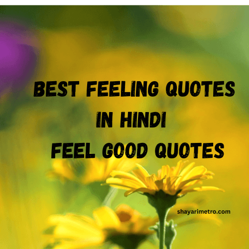 Best 500+ Feeling Quotes in Hindi | Feel Good Quotes 1 Best Feeling Quotes in Hindi | Feel Good Quotes | Feel Shayari Quotes | Shayarimetro